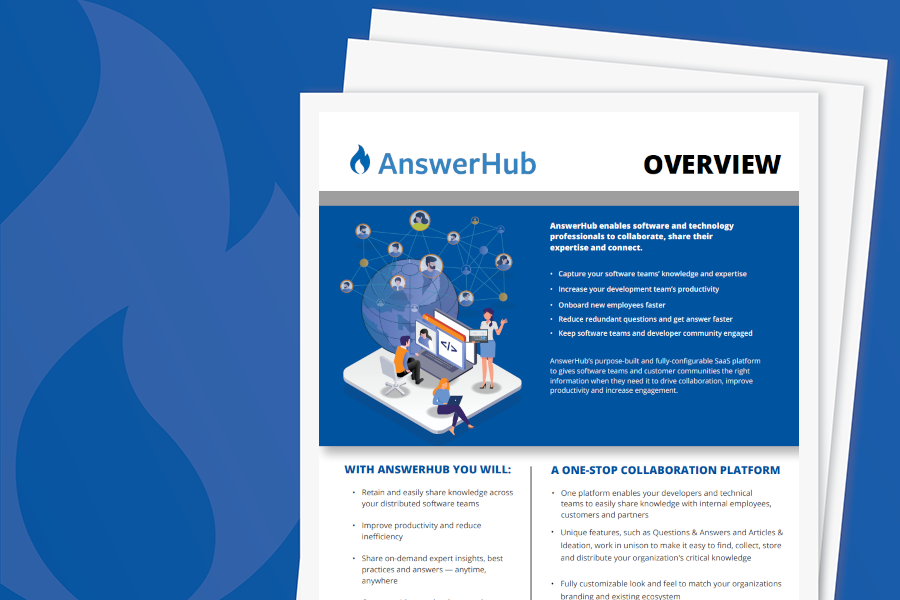 AnswerHub Product Overview