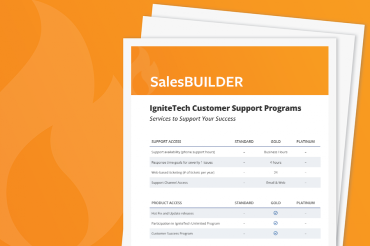 SalesBuilder Support Services