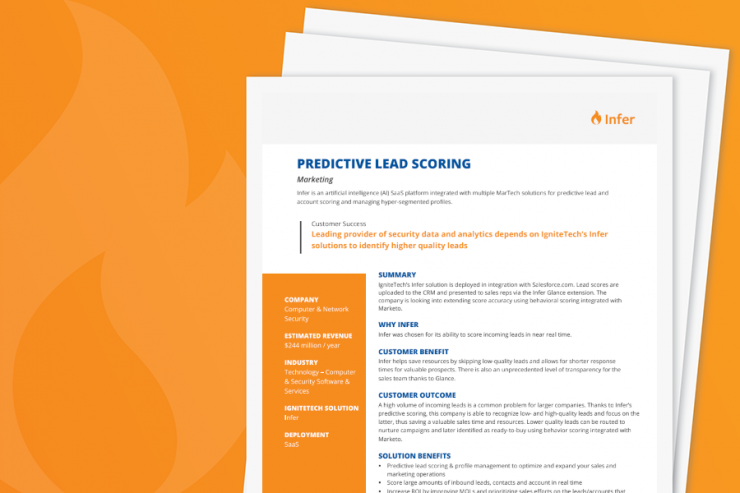 Infer Predictive Lead Scoring Use Case