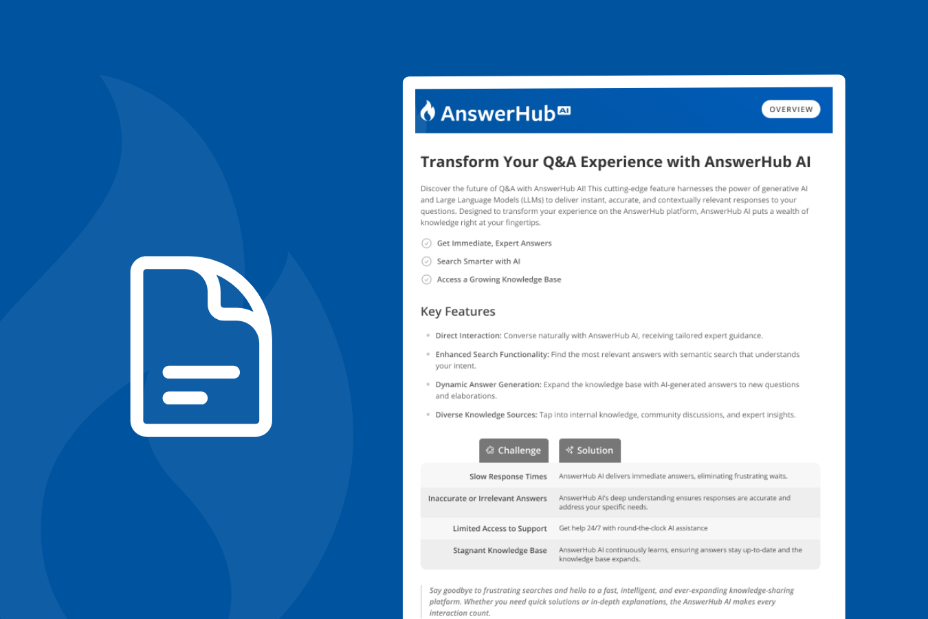 AnswerHub AI - Overview